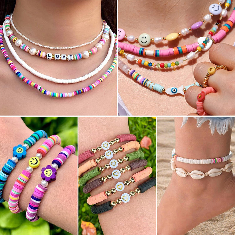 Clay Beads Bracelet Making Kit