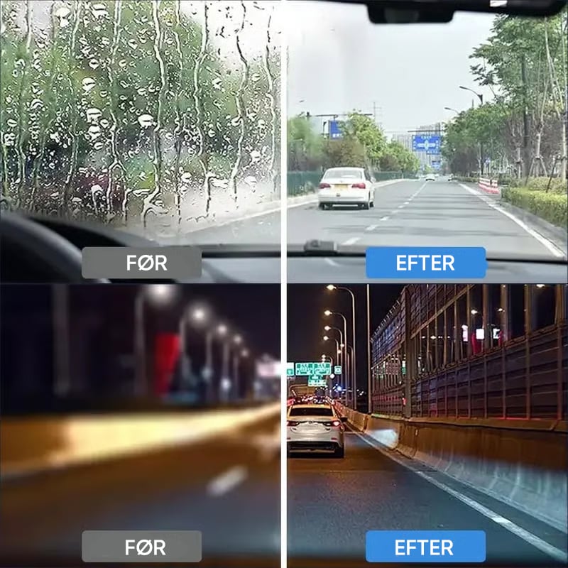 Rengøringsbørste til glasfilm