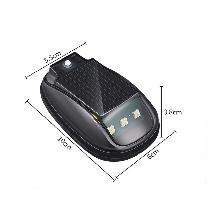 Solcelledrevne RGB tagblinklygter