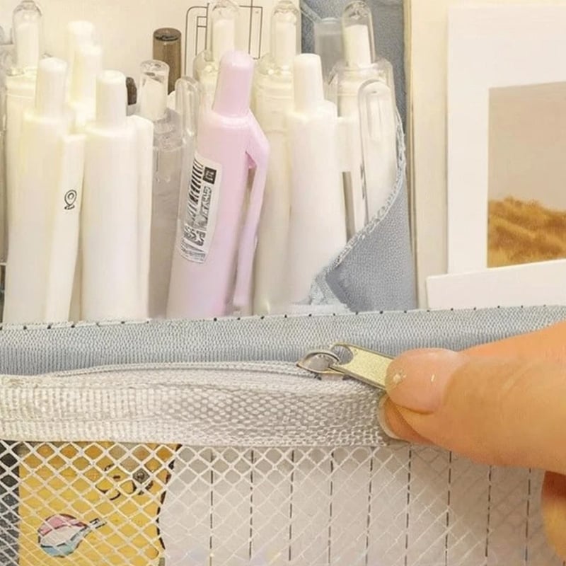 Penalhus og kosmetiktaske med stor kapacitet