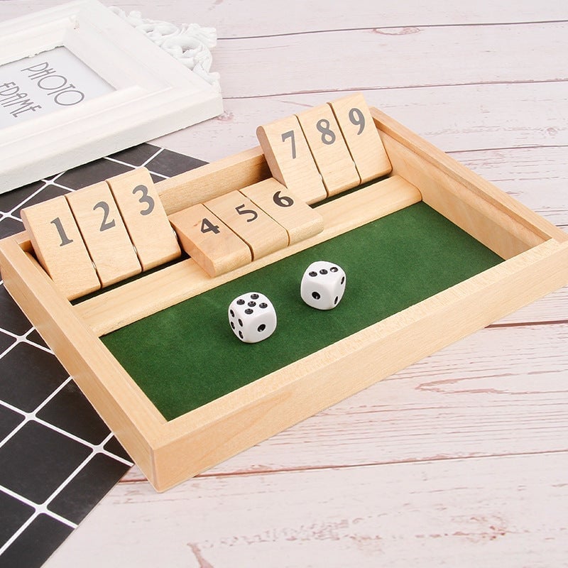 Shut The Box - Sjovt matematikbrætspil for voksne og børn