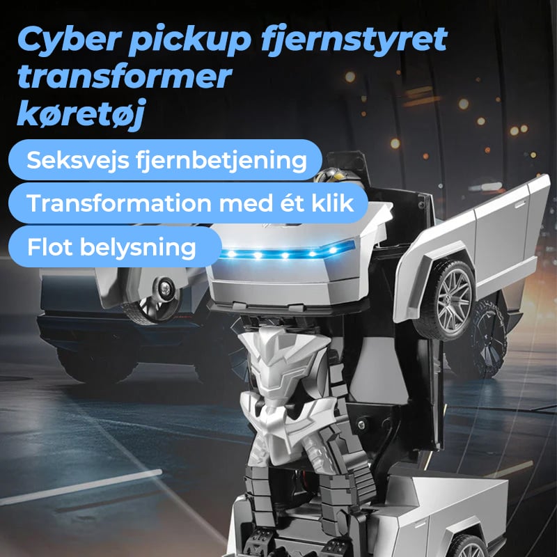 Fjernstyret transformer robotbil