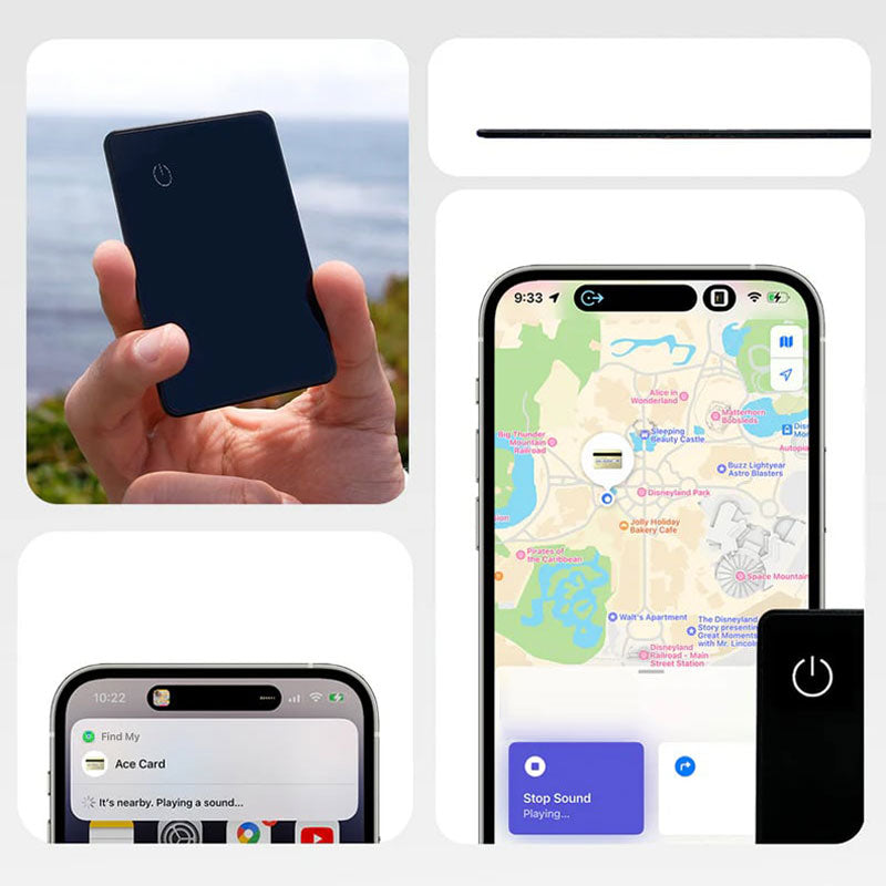 Ultra-slankt globalt sporingskort