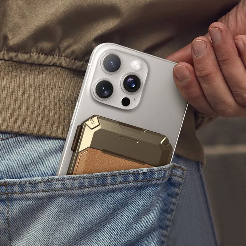 Magnetisk pung med stativ