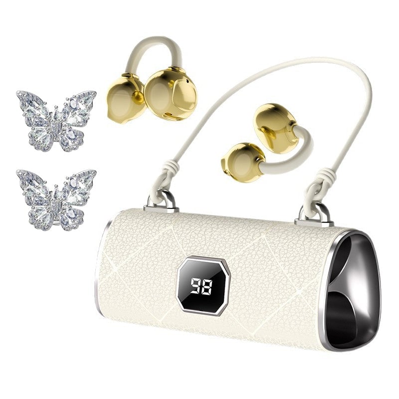 Stilfuldt klips-på trådløst headset