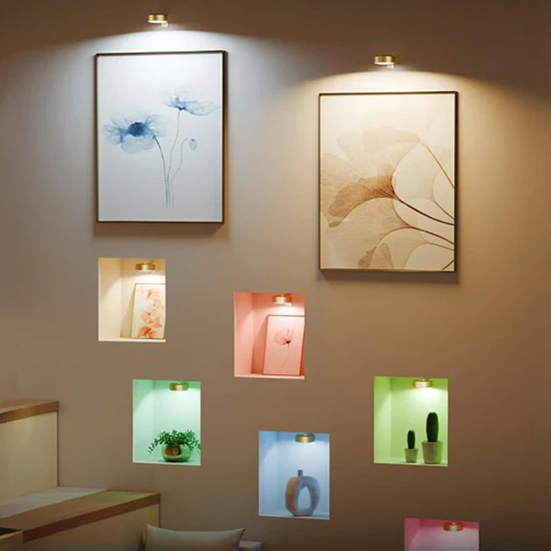 Trådløs LED-væglampe med fjernbetjening