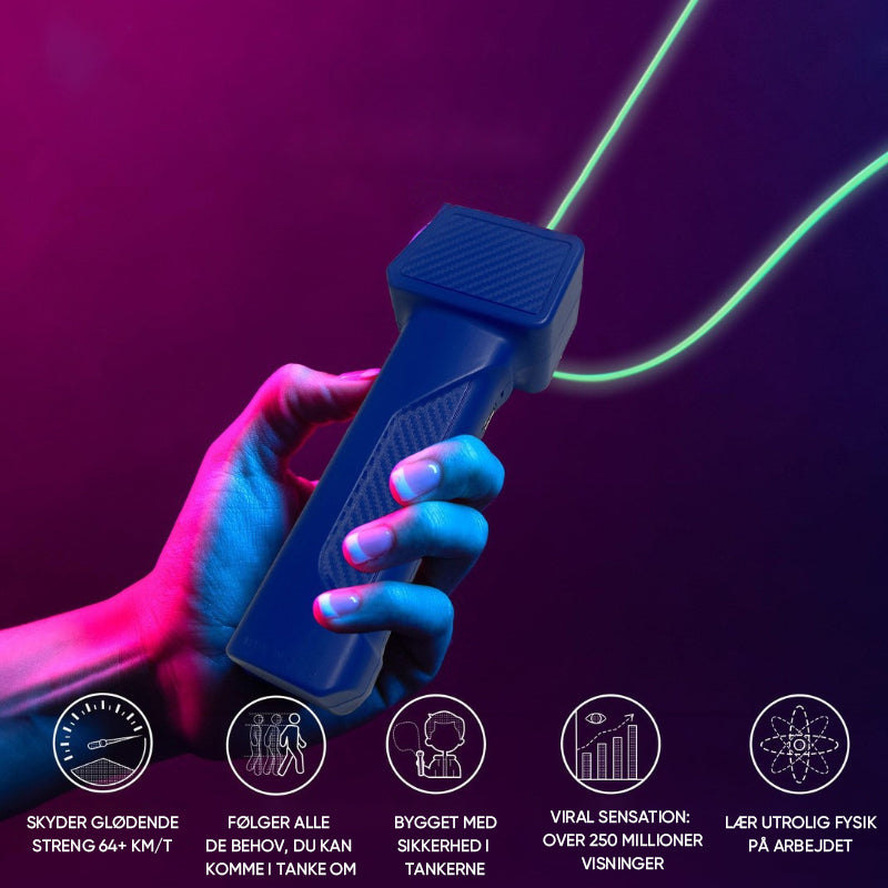 Bærbar rebkaster loop-legetøj