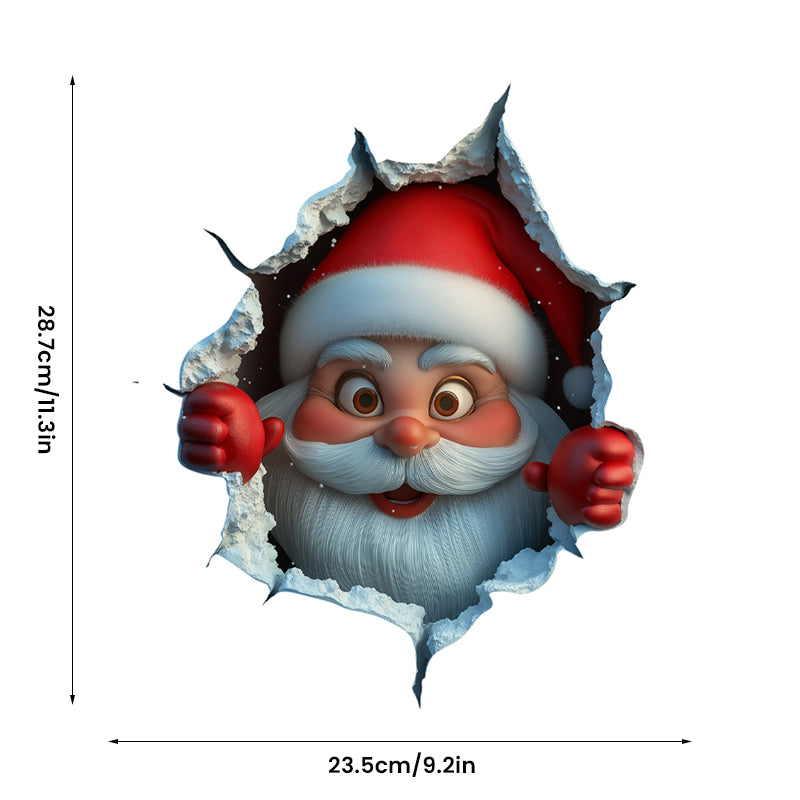 Klistermærkesæt med julemænd