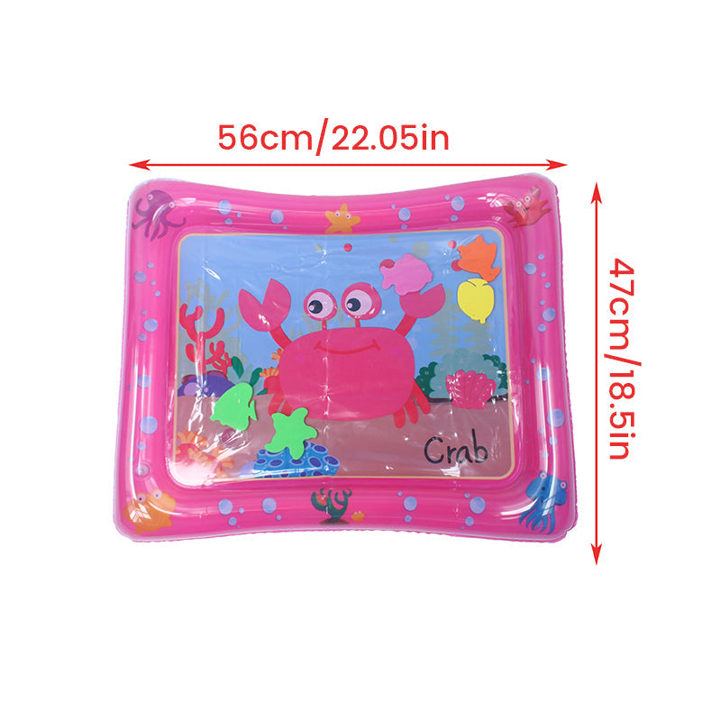 Oppustelig vandmåtte til spædbørn