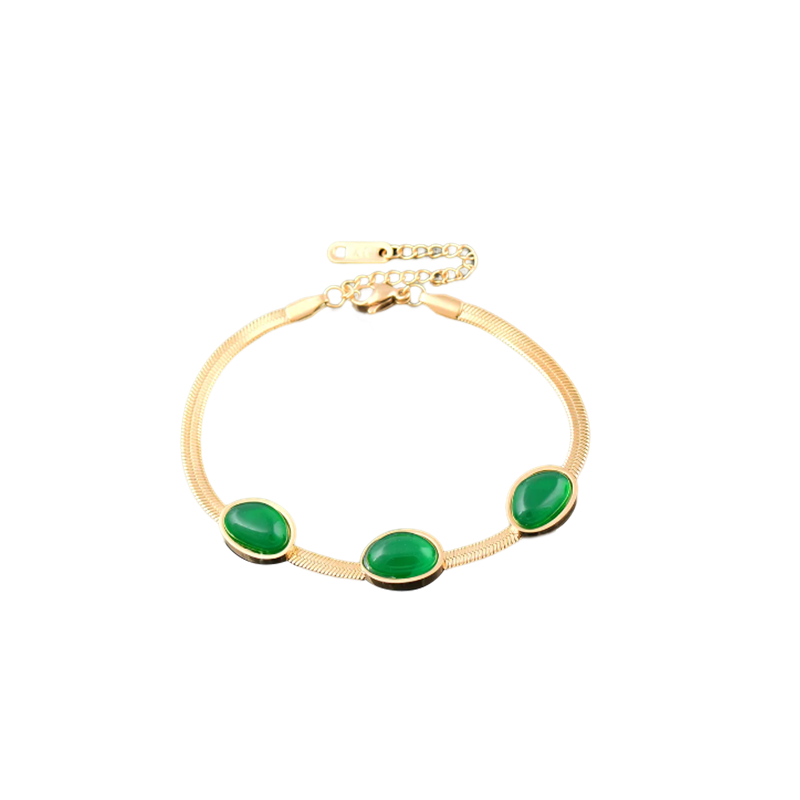 Emerald Necklace Bracelet