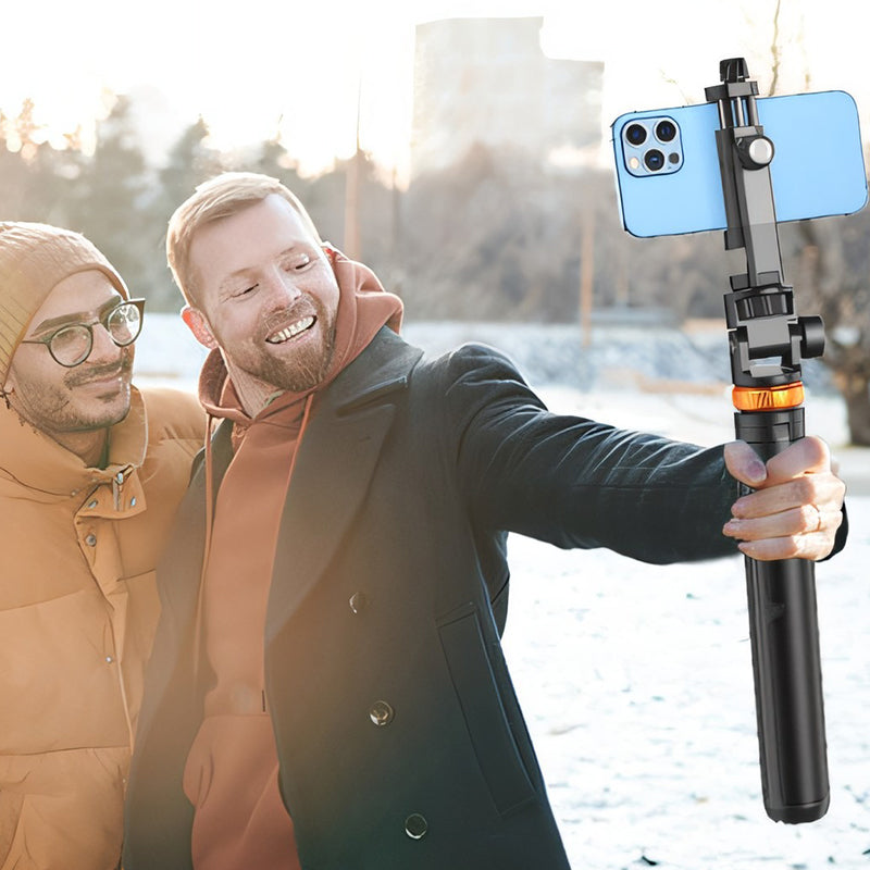 Selfie Stick stativ med Bluetooth fjernbetjening