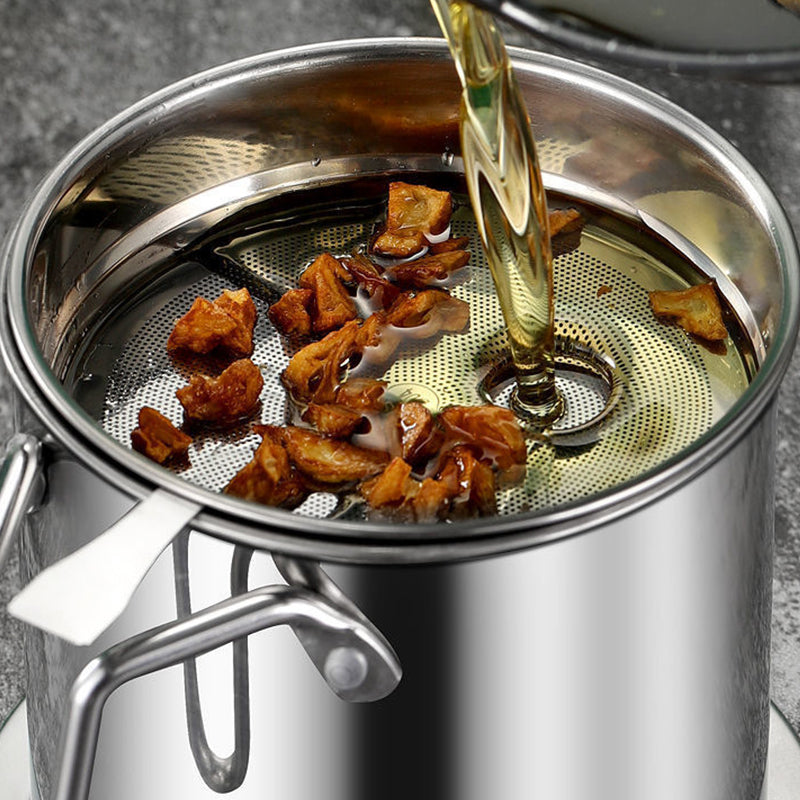 Stainless Steel Oil Filter Kettle