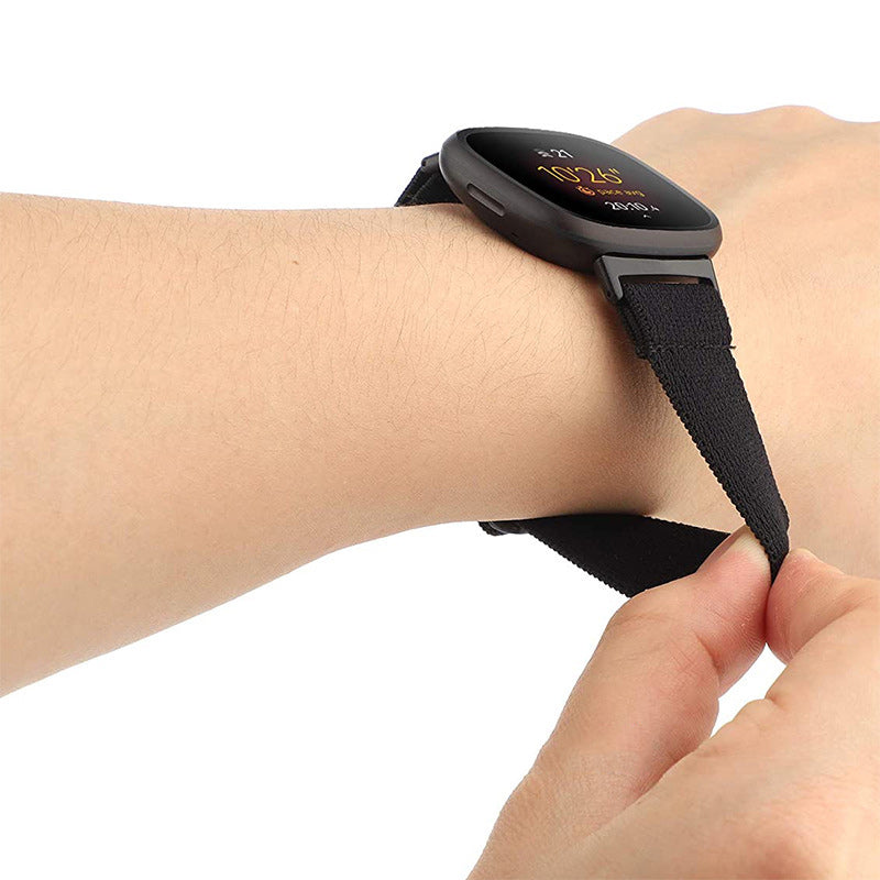 Elastisk flettet armbånd i nylon til Apple Watch-strop