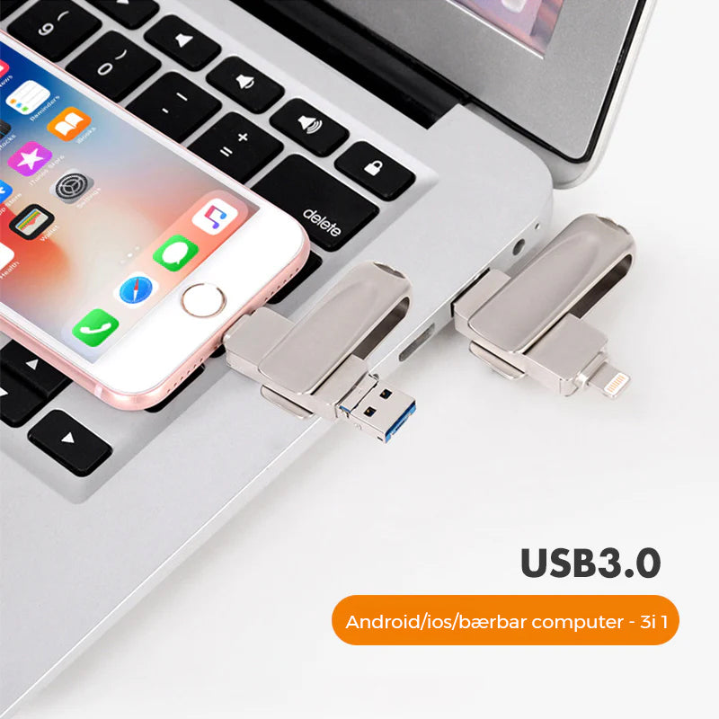 3-i-1 USB Flash Drev