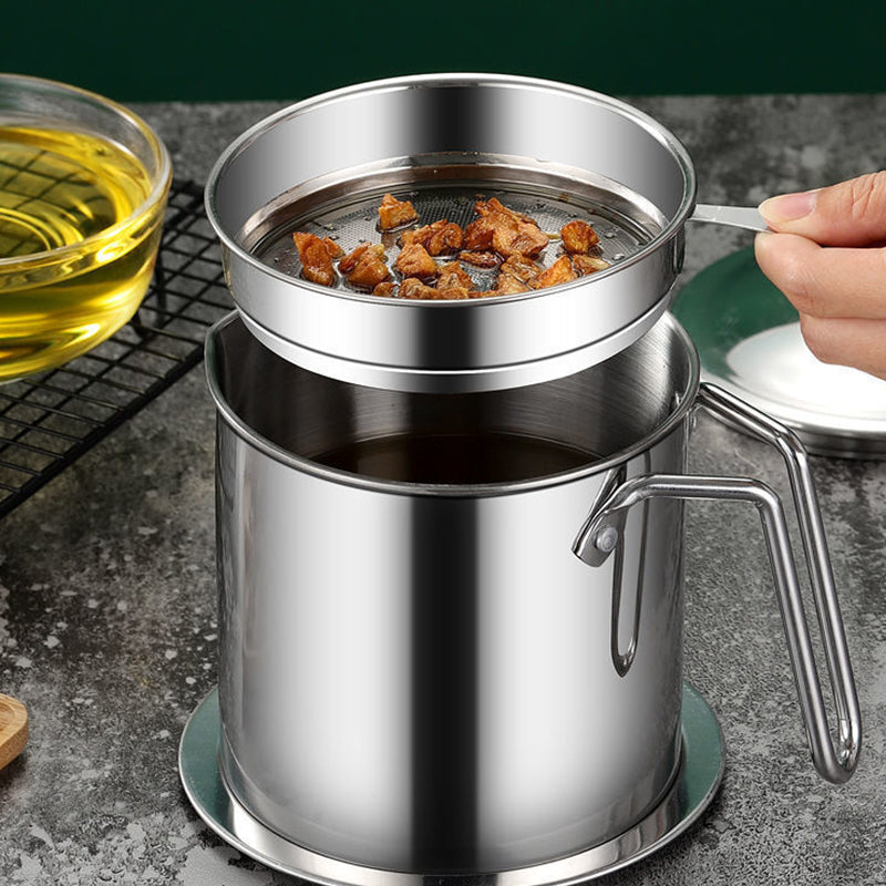 Stainless Steel Oil Filter Kettle