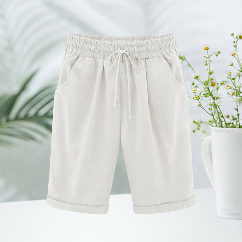 Afslappede og behagelige sommershorts med elastisk talje