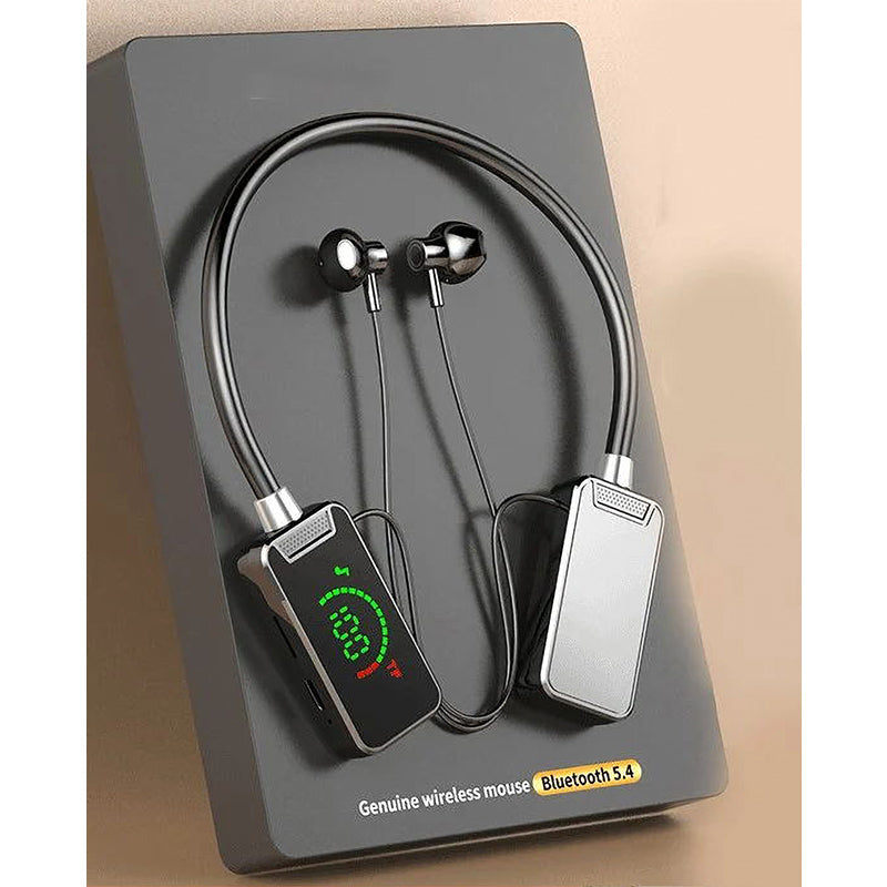 Bluetooth headset med digital display og nakkebøjle