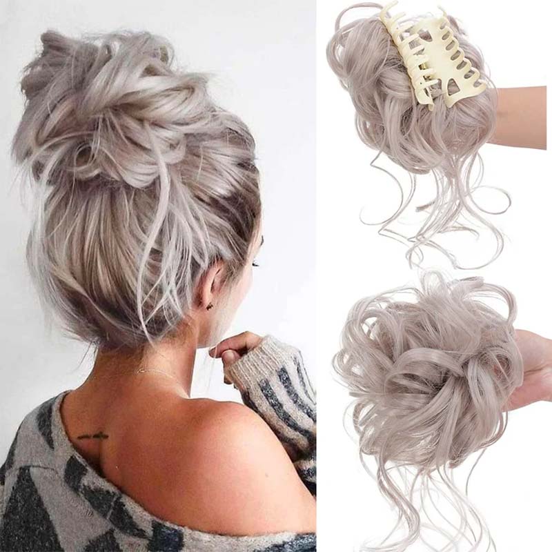 Curly Bun Hair Piece