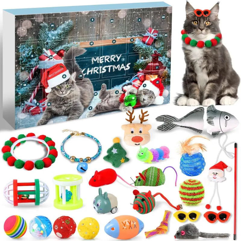 Christmas ountdown cat Calendar