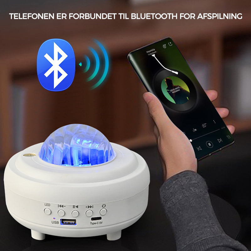 Bluetooth Audio Stjerneprojektorlampe