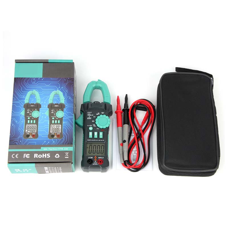 Højpræcisions klemme type amperemeter til jævn- og vekselstrøm