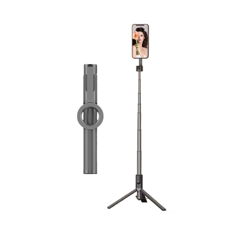 Magnetisk telefon selfie stick med ståfod