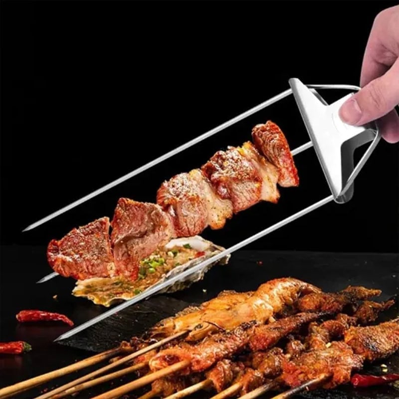Tredobbelte grillspyd - GrillSavant