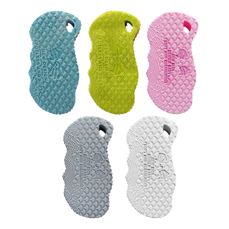 Magisk eksfolierende badesvamp