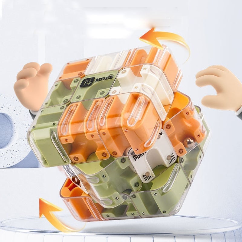 3D rullebold labyrintterning