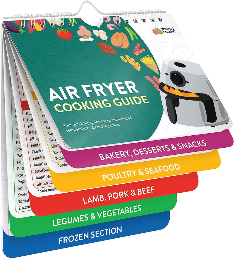 Air fryer guide med magnestiske ark