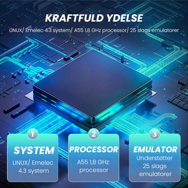Sakerplus retro håndholdt spilkonsol