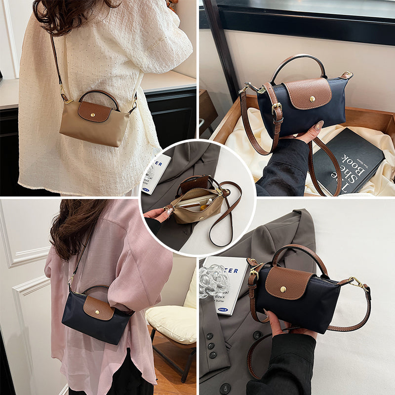 Enkel crossbody taske med klap