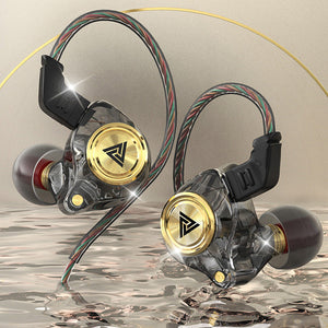 Headset med kabel og mikrofon