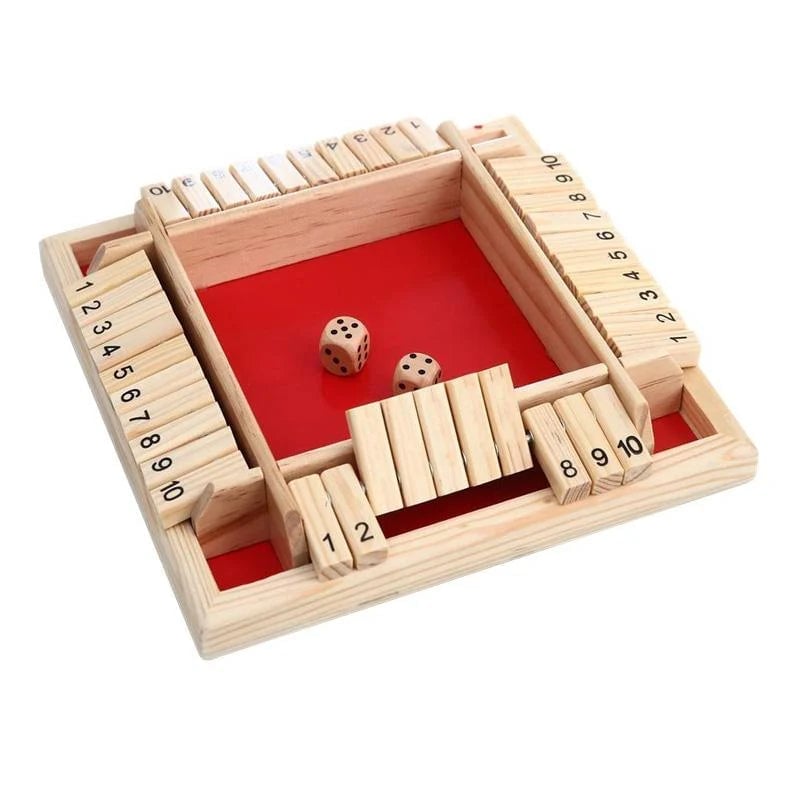 Shut The Box - Sjovt matematikbrætspil for voksne og børn