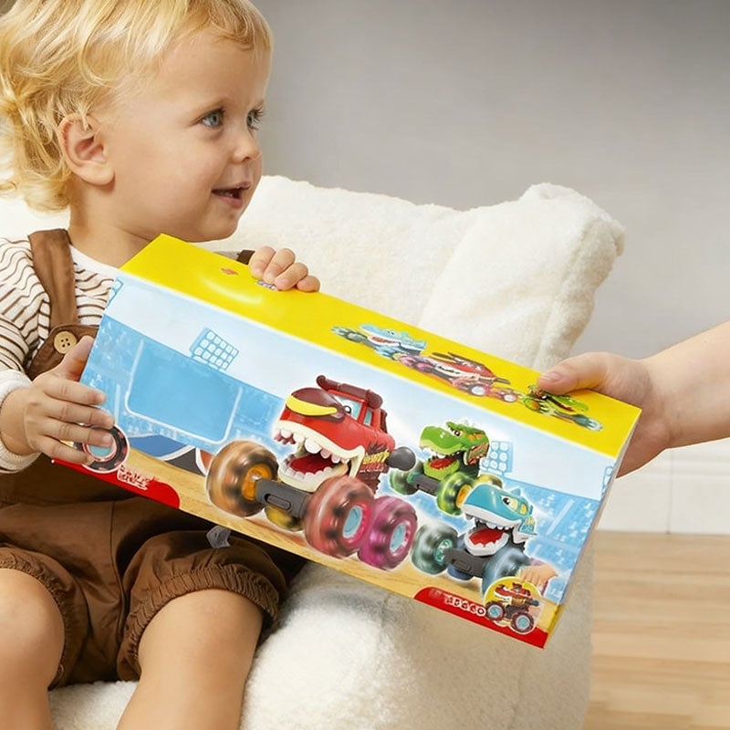 Glødende monster truck legetøjsbil