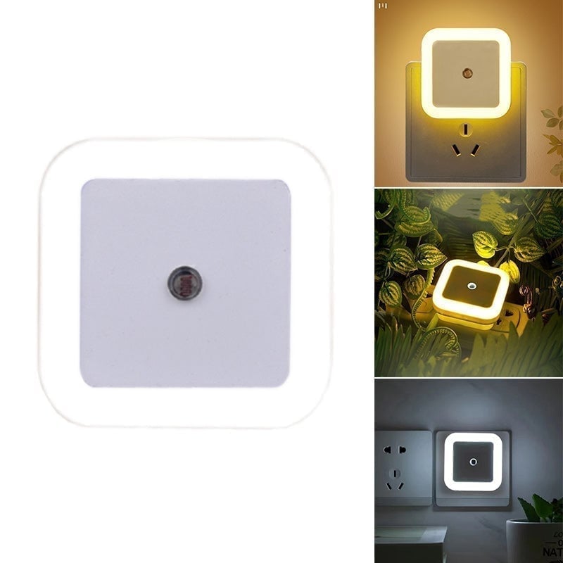 LED natlampe med lysaktiveret sensor