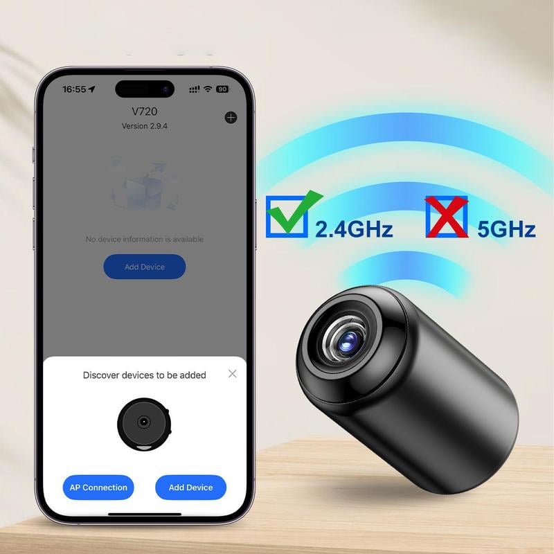 Indendørs trådløst sikkerhedskamera