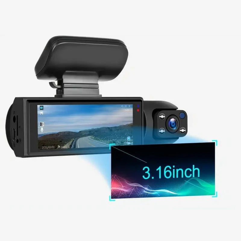 SAKER Dashcam med front og bagkamera