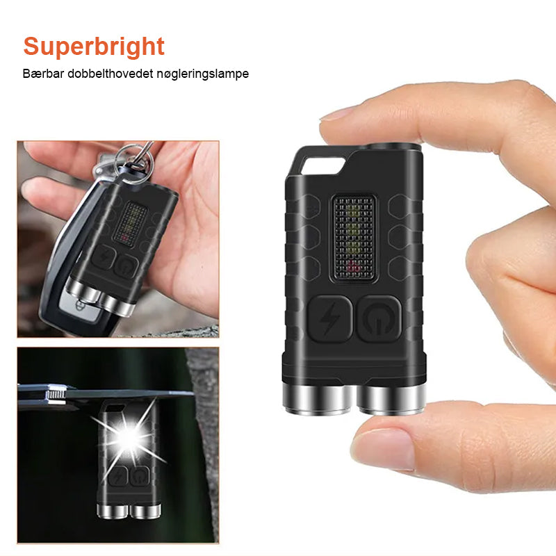 Magnetic Mini Keychain Flashlight