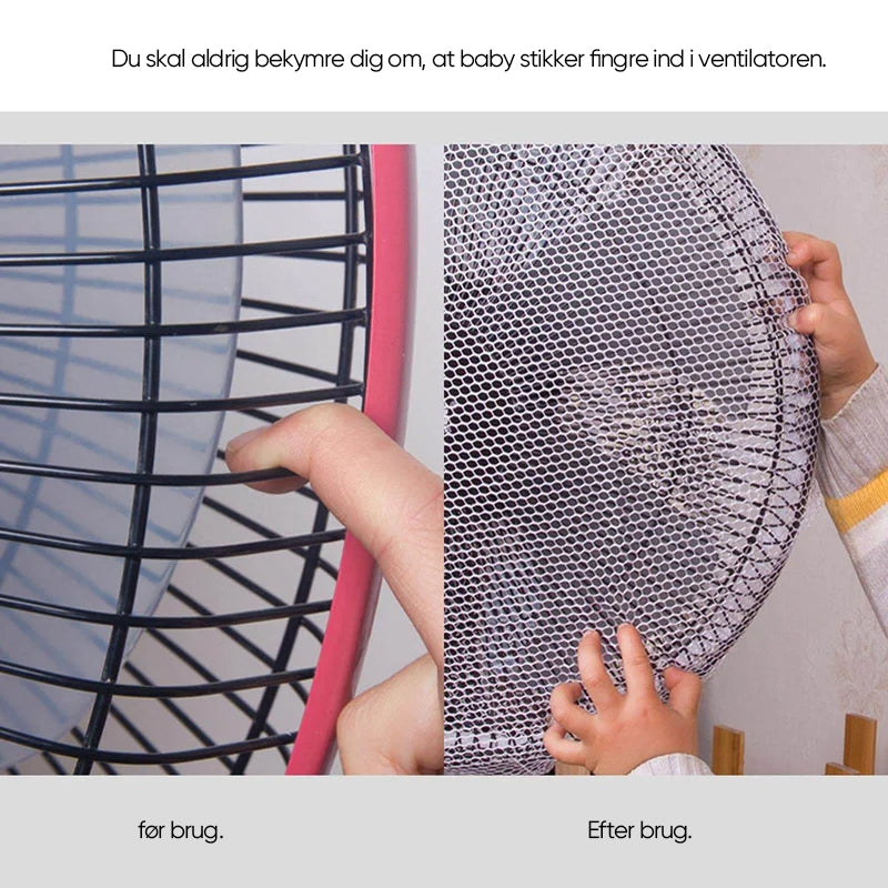 Beskyttelsesnet til ventilator