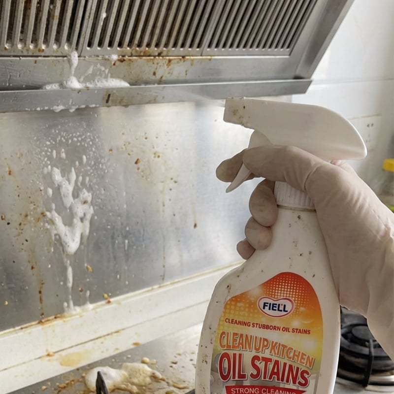 Kraftigt affedtningsmidel og skumrens til køkkenet