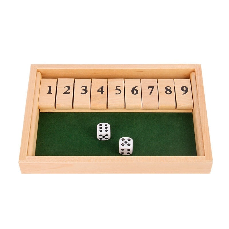 Shut The Box - Sjovt matematikbrætspil for voksne og børn