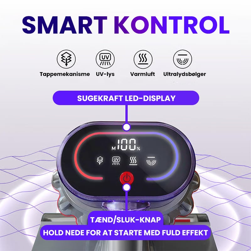Sakerplus Kraftfuld UV-støvsuger til sengen