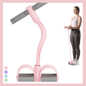 💪 Multifunktionelt modstandsbånd med pedal🏋️