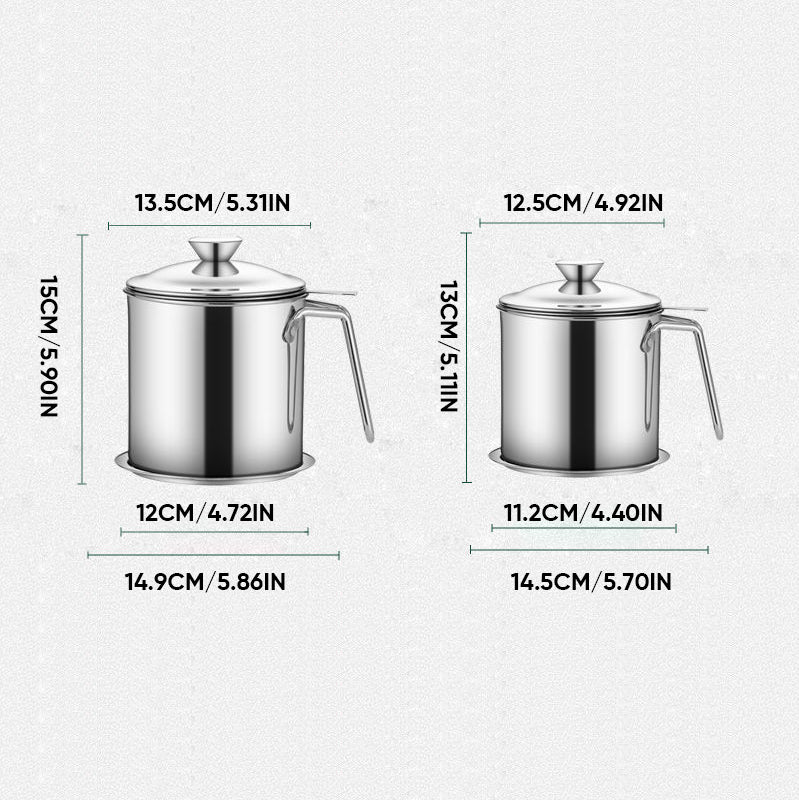 Stainless Steel Oil Filter Kettle