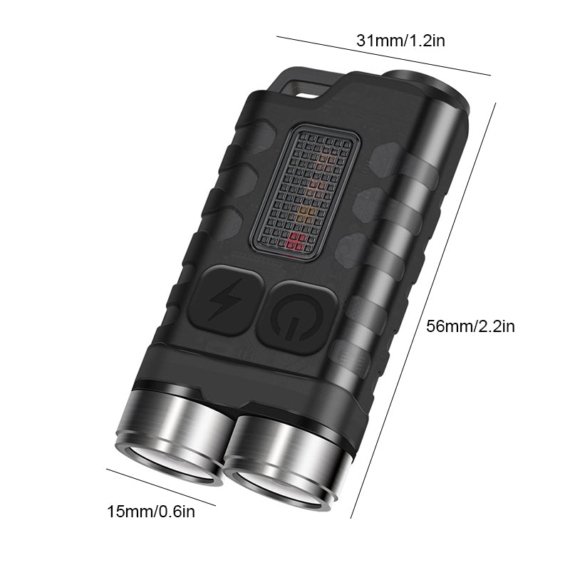 Magnetic Mini Keychain Flashlight