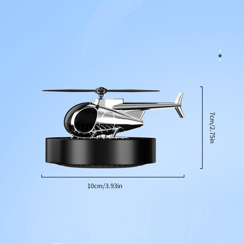 Solcelledrevet helikopterluftfrisker