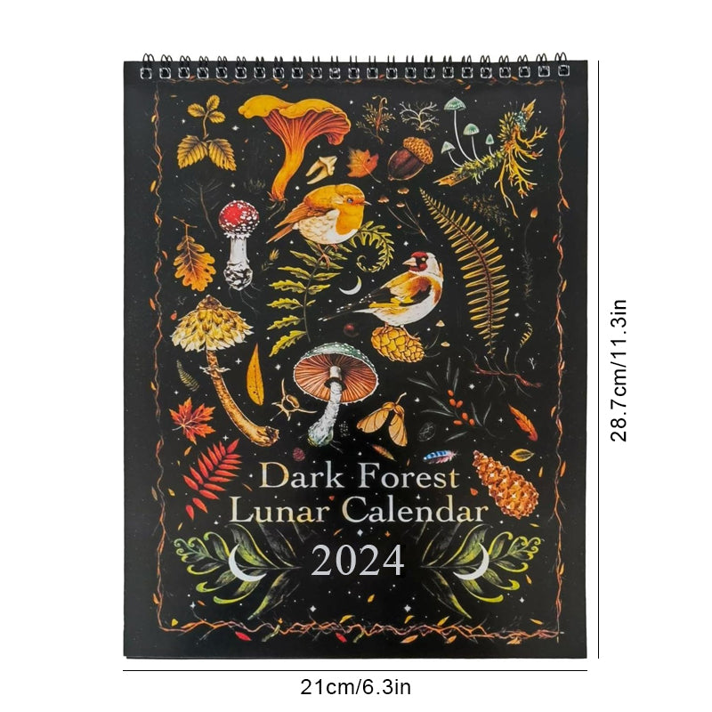 2024 Mørk Skov månekalender