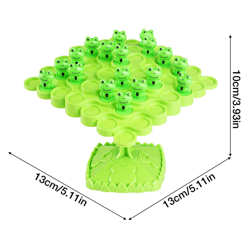Balancer frøerne i træet - Koncentrationstrænende brætspil