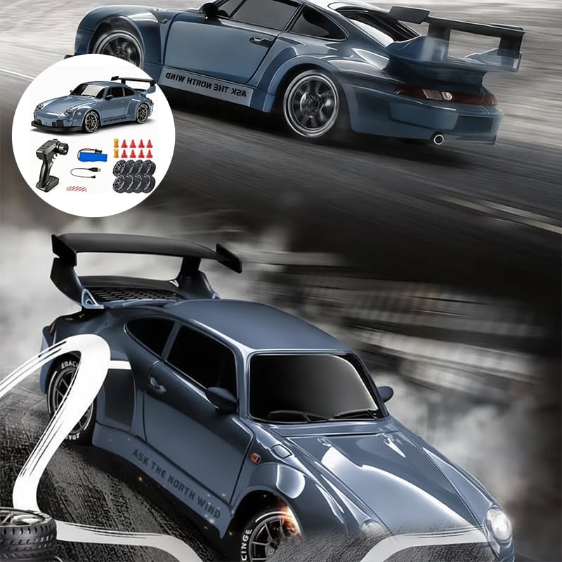 Fjernstyret drift racerbil